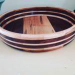 Walnut/Ambrosia Maple Segmented Bowl - Sold