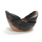 A.J. Nicholls series of small bowls are finished with a blow torch